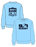 901 RUGBY  GILDAN LIGHTWEIGHT CREW SWEATSHIRT 